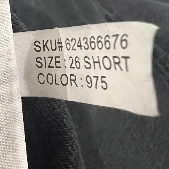 Abercrombie & Fitch Women’s Black Skinny Grommet Waist Jeans Size 26 Short - Picture 4 of 7